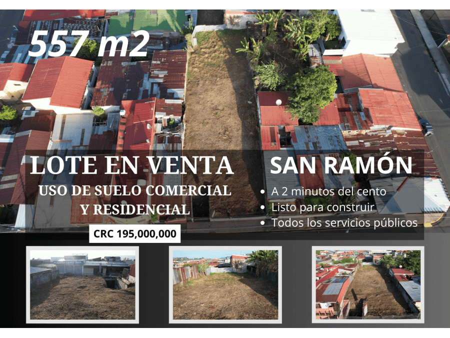 Terreno en San Ramón De Alajuela