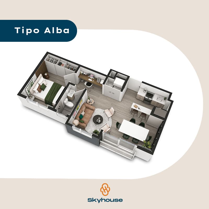 Apartment at Skyhouse