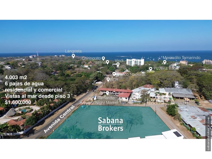 Terreno en Tamarindo