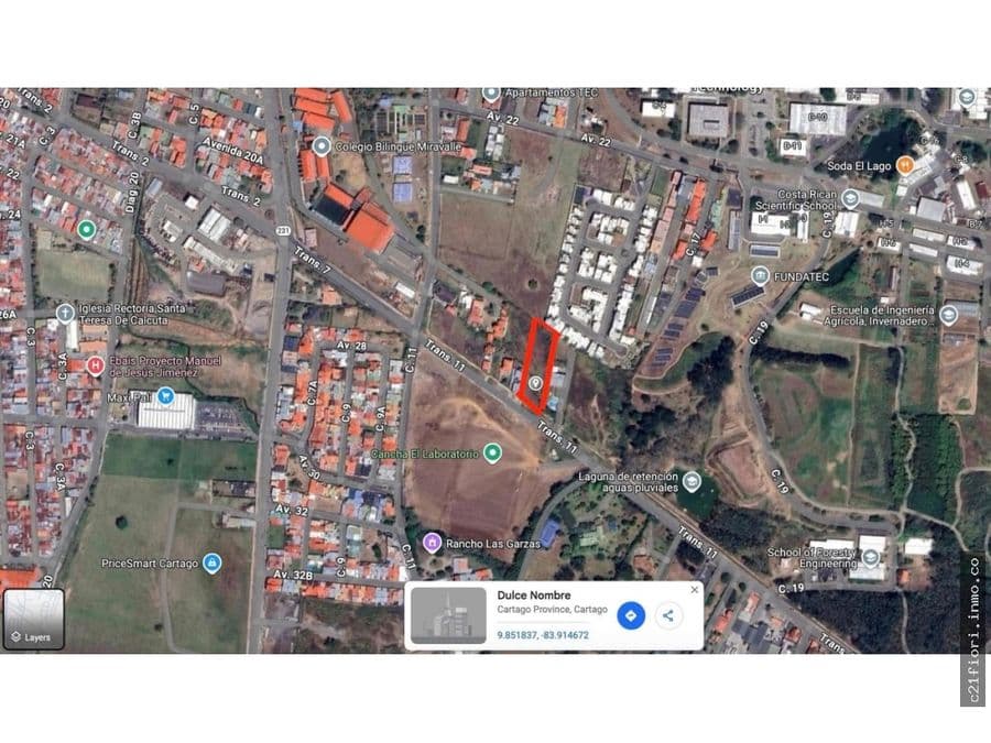 Terreno en Dulce Nombre