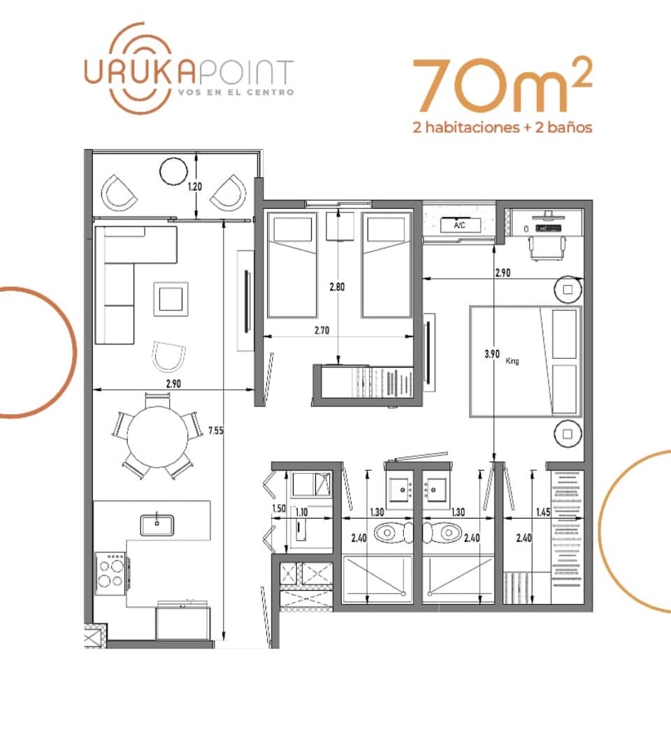 Apartamento en Uruka Point