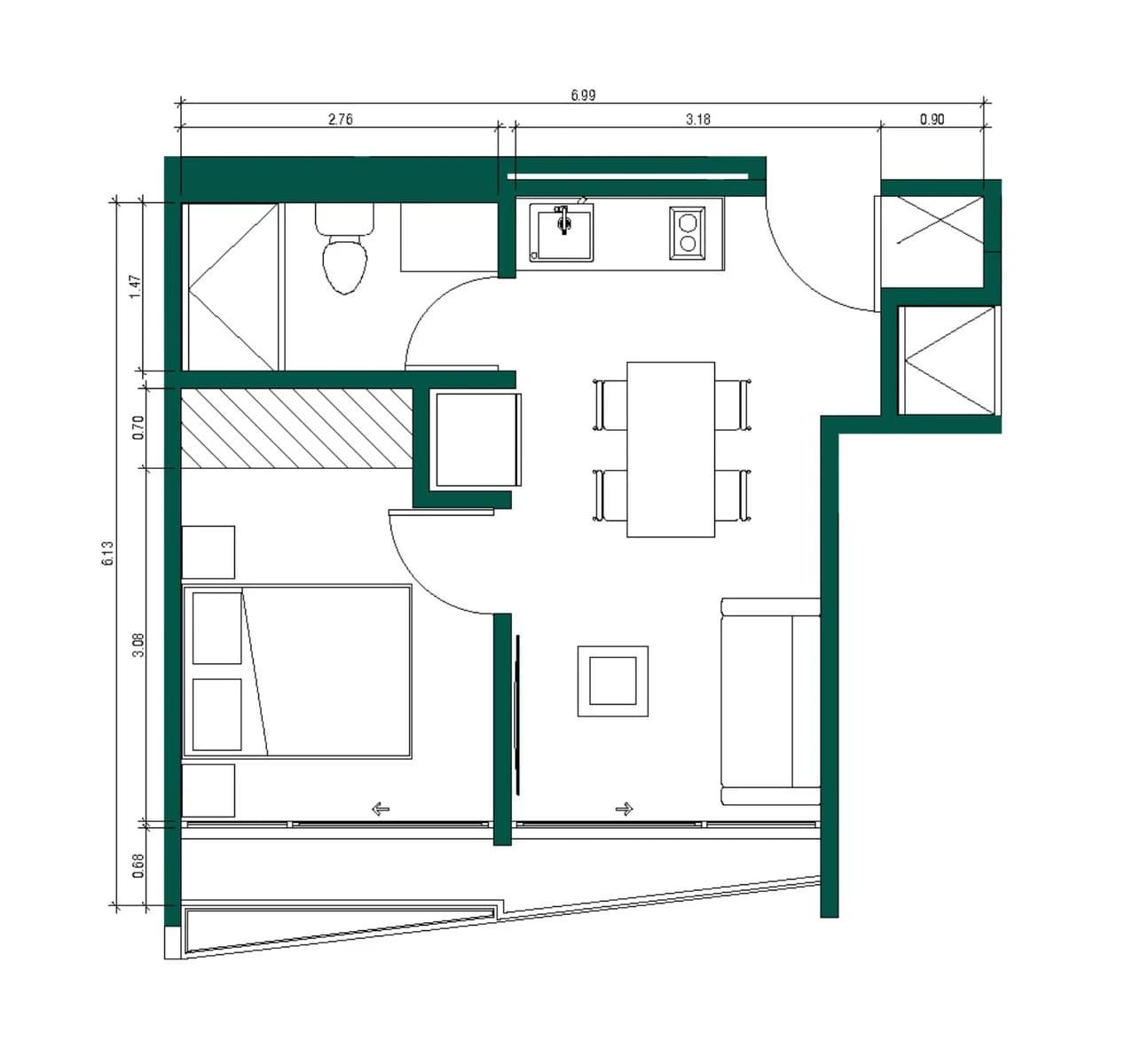 Apartment at Pavas