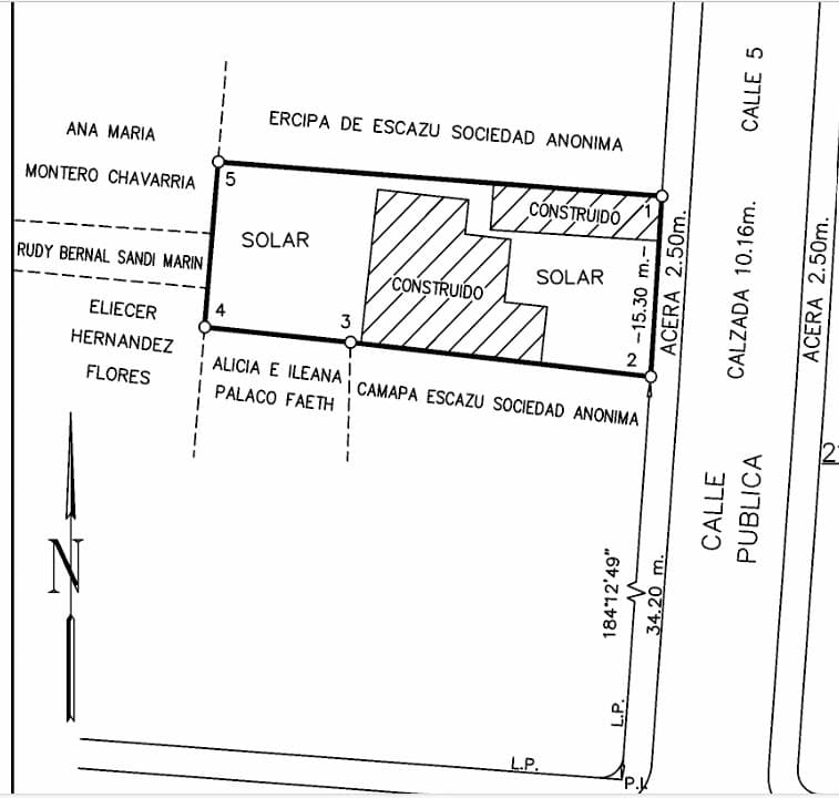 Terreno en Escazú